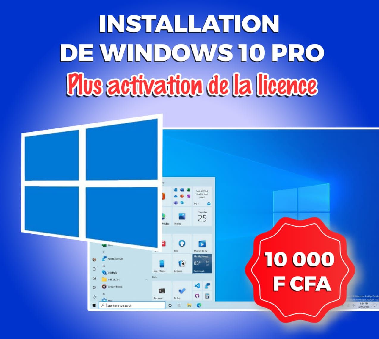 Windows 10 à Ouagadougou 