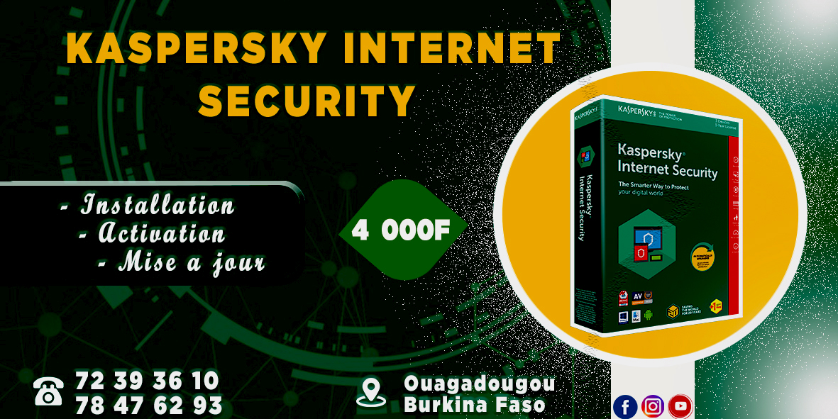 Antivirus Kaspersky  à Ouagadougou 