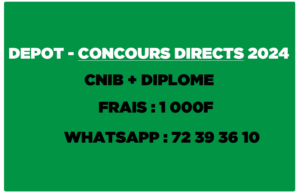 INSCRIPTION-CONCOURS DIRECTS SESSION 2024