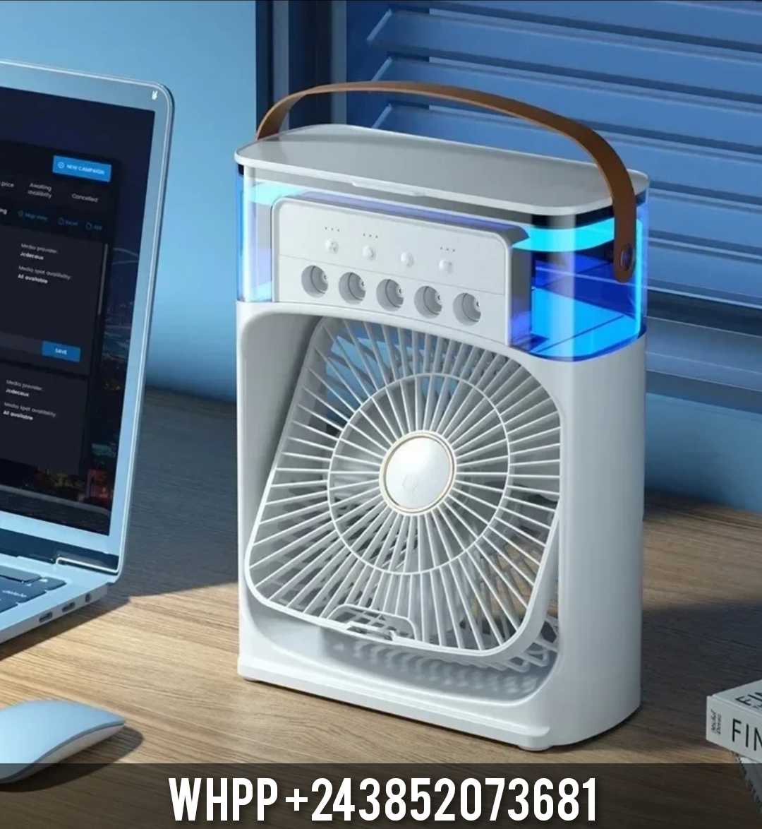 Ventilateur de brumisation de bureau portable, à Lubumbashi 