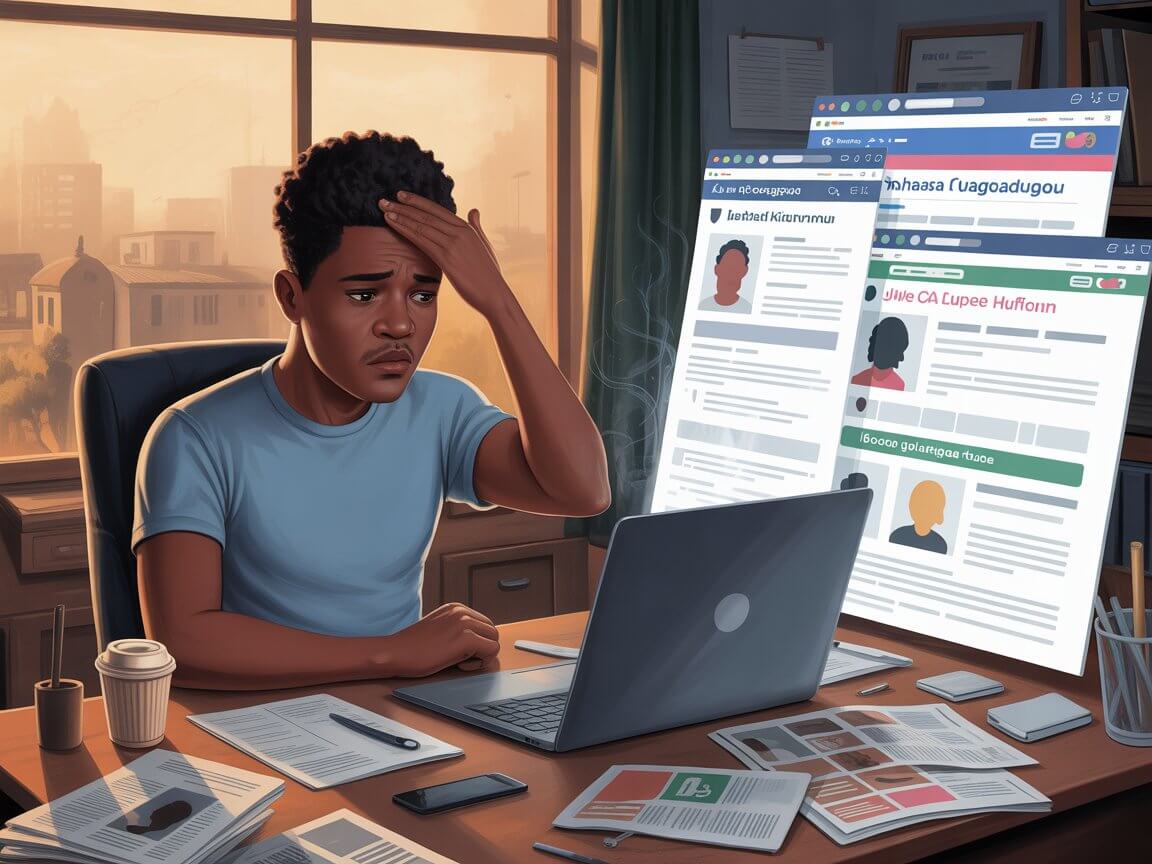 Les Erreurs à Éviter Lors de la Recherche d’Emploi en RDC et au Burkina Faso